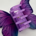 thumbnail image 6 of Butterfly Hair Claw French Hair Clip Non-Slip Hair Clasp for Girls and Women Straight Curly Wavy Hair Styling Accessories, 6 of 7