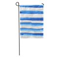 thumbnail image 1 of NUDECOR Blue Water Watercolor Stripes Colorful Color Pattern Line Ocean Abstract Garden Flag Decorative Flag House Banner 12x18 inch, 1 of 2