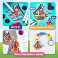 thumbnail image 2 of Original Stationery Art Adventure Shrink It Studio, Keychain Maker Kit for Boys to Make Awesome Charms with 110+ Pieces, Fun Shrink Art Kits for Kids, 2 of 5