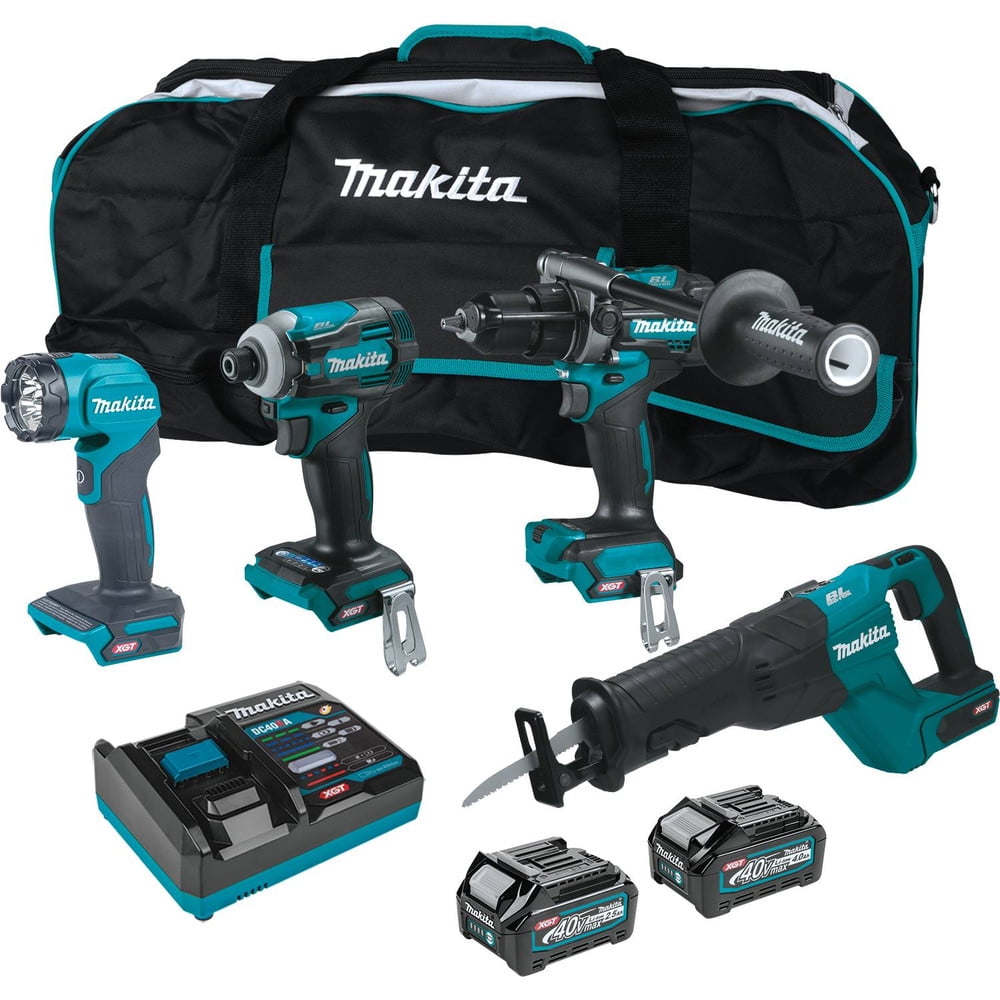 Makita GT401M1D1 40V Max XGT Brushless LithiumIon 11/4 in. Cordless Reciprocating Saw 4Tool