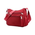 thumbnail image 2 of Large Capacity Nylon Crossbody Bag Multi Pocket Shoulder Bag Lightweight Casual Satchel Purse For Women Daily Commute Travel, 2 of 6
