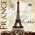 thumbnail image 3 of Lula Bijoux and Company 20x20 Black Modern Framed Museum Art Print Titled - Fance Eiffel, 3 of 5