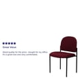 thumbnail image 4 of Scranton & Co Side Stacking Chair in Black and Burgundy, 4 of 8