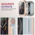 thumbnail image 4 of Allytechgroup Hard PC Bumper Case for Apple Watch Series 10 46mm,Ultra-Thin Protective Cover Frame [NO Screen Protector] for iWatch Series 10 46mm, Gold, 4 of 8