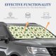 thumbnail image 4 of Balery Green Avocado Parasol para parabrisas de coche de 2 piezas | Parasol plegable para parabrisas delantero de coche para la mayoría de sedanes-Small, 4 of 6