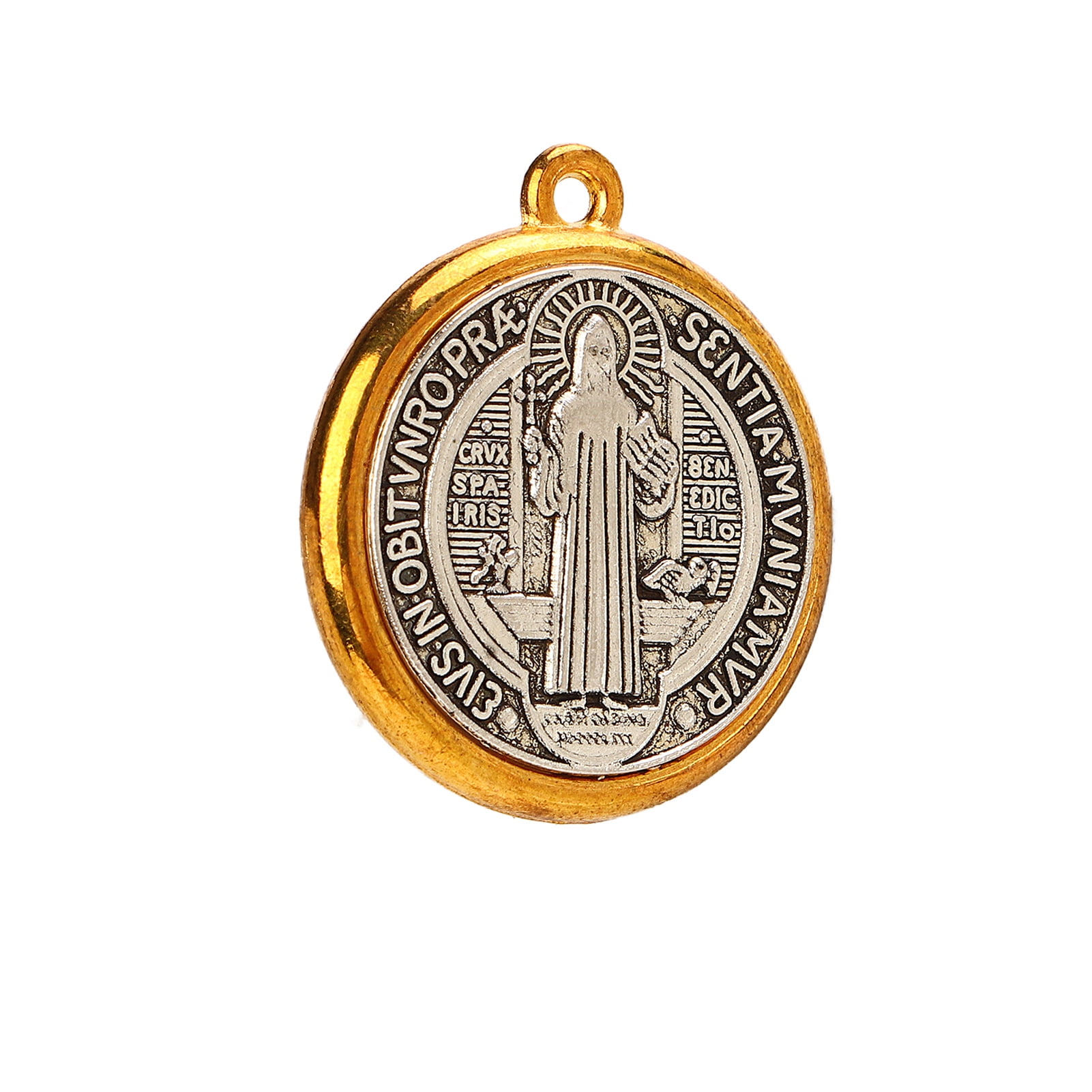 Catholic Medals, Rustproof Nickel Free Saint Benedict Medal Metal