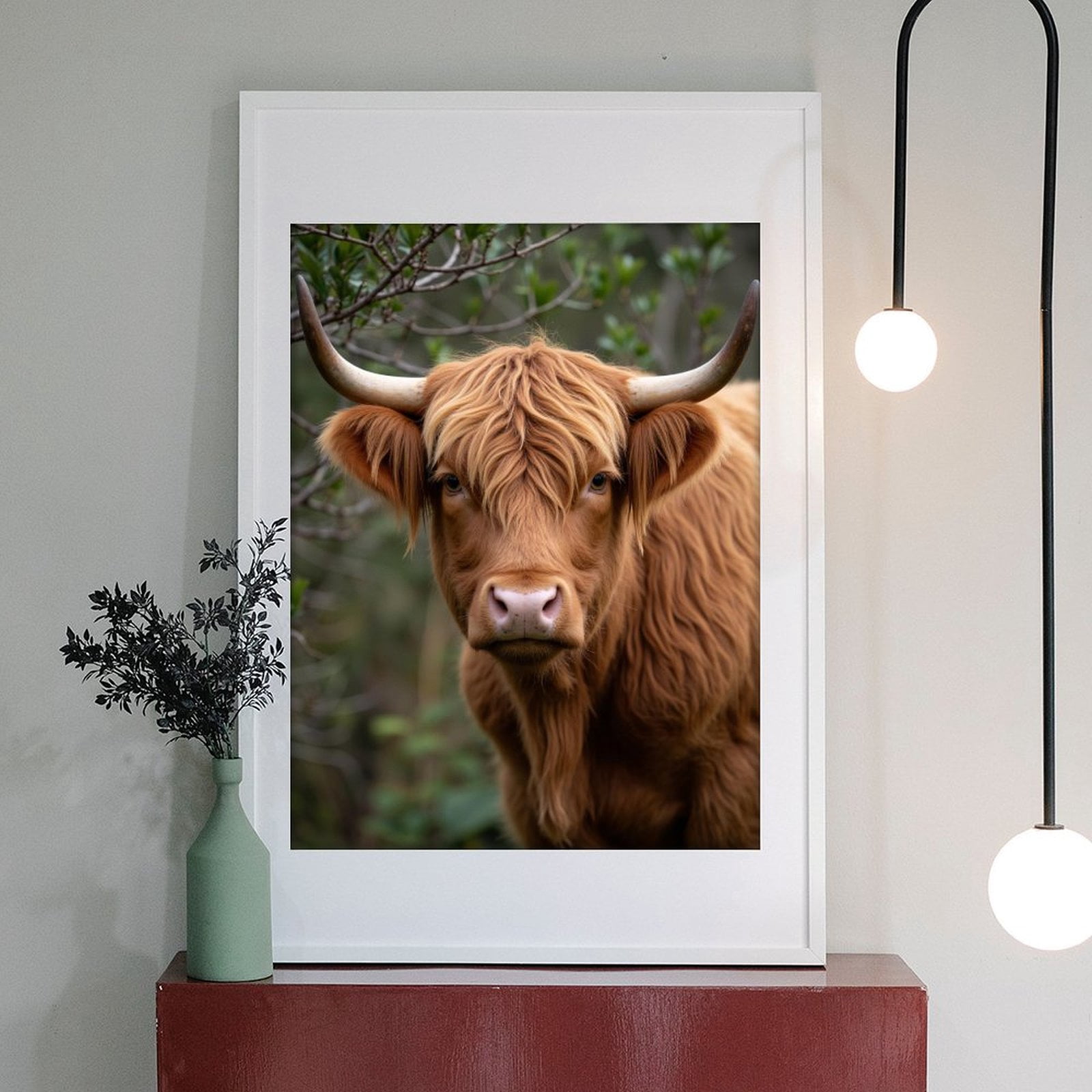 Diamond Art Kit for Adults, Shaggy Bull Nature Portrait Diamond Painting for Adults Beginners, DIY Diamond Art Painting Kits, 5D Diamond Painting Crafts for Home Decor 12x16 Frameless