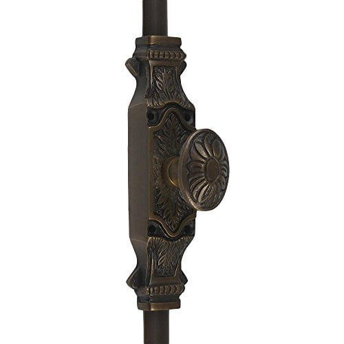 A29 Hardware 6 Feet Solid Brass Corinthian Style Window Cremone Bolt, Antique Brass Finish
