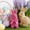 G a, variant on Easter Bunny Flocked Bunny Figurines Colorful Flocked Rabbit Statues Tabletop For Home Living Room Farmhouse Desktop Ornament Easter Decorations Home Decor