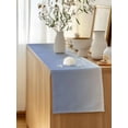 thumbnail image 5 of Table Runner 70 Inches Long for Kitchen Dining, Ombre Grey Blue Dresser Scarf Farmhouse, Dining Table Decorations for Wedding/Parties, Abstract Art 13 x 70 In, 5 of 9