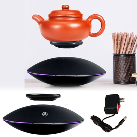 Levitation Display Stand The Floating Display Stand On The Floating Desktop Showcases Collectibles And Miniatures With Stable Rotation Desktop Ornament 15X5CM