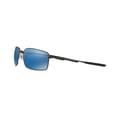 thumbnail image 4 of Oakley Rectangular Metal Sunglasses with Case, Size 60, Ice Iridium/Cement, 4 of 10