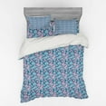 thumbnail image 2 of Ambesonne Oriental Bedding Set 3 Pcs, Bohemian Persian Paisley, Twin XL, Blue Pink, 2 of 3