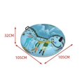 thumbnail image 4 of ZHAOCHENG Tubo de esquí inflable, tubo de trineo con diseño de mango, tubo de nieve flotante, anillos de esquí inflables al aire libre, asas circulares fuertes para vacaciones al aire libre, 4 of 5