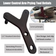 thumbnail image 4 of New Upgraded Lower Control Arm Pry Tool, Suspension Removal, Bar Wrench Adapter Head, Casing Removal and Pry Bar Adapter Tool Set Designed for Use, 4 of 5