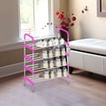 thumbnail image 4 of tumgatte Shoe Rack-multi-layer- Economical Entrance Assembly-multifunctional Plastic-4-layer Storage-wrought Iron Dormitory Storage Rack Gift Deals, 4 of 5