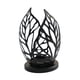 thumbnail image 5 of Portavelas de hoja, soporte decorativo para velas, decoración del Día de San Valentín, candelabro, centro de mesa para decoración del hogar, fiesta negro, 5 of 8