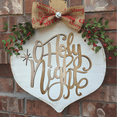thumbnail image 3 of Krafty Supply 1/4" Birch Wood O Holy Night Wood Words Cutout | Merry Christmas wood | Christmas wreath | Christmas Door hanger | Wood Shapes | 18", 3 of 4