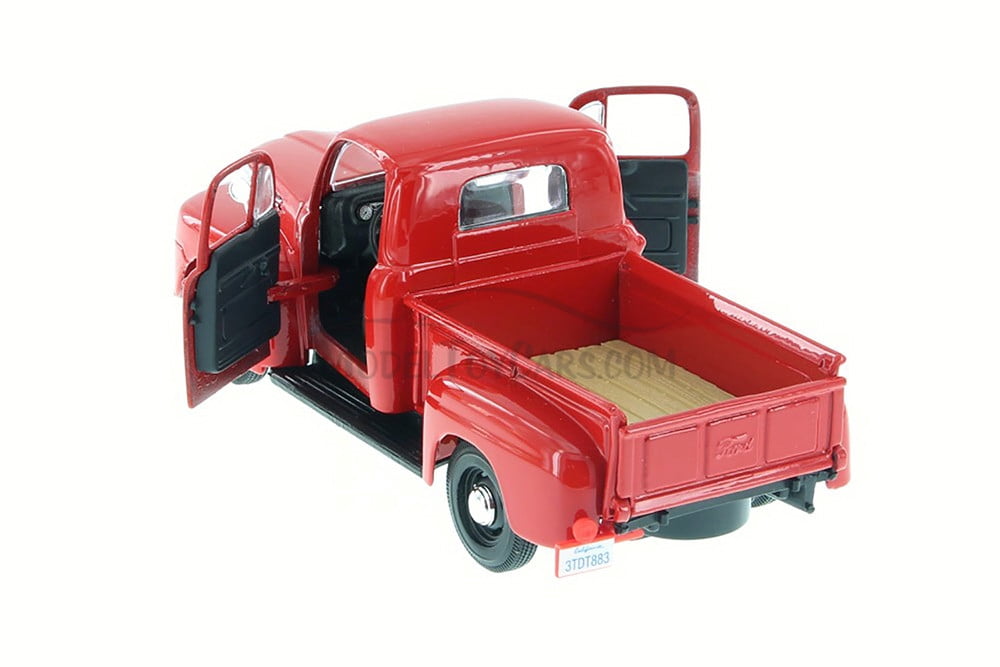 1948 Ford F-1 Pickup Truck, Red - Showcasts 37935 - 1/24 Scale Diecast Model Car