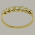thumbnail image 3 of LBG British Made 18k Yellow Gold Natural Opal Womens Promise Ring - 33 size options - Size 10.5, 3 of 9