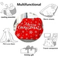 thumbnail image 4 of Merry Christmas Throw Blanket White Snowflake Flannel Blanket Red Christmas Blanket for Kids Boys Girls Xmas Room Decorative Christmas New Year Gift Blanket (Blanket Xmas3015-60 x50), 4 of 5