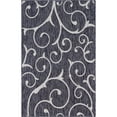 thumbnail image 1 of Unique Loom Outdoor Botanical Vines Rug 5' x 8' Rectangle Charcoal Gray/Beige, 1 of 2