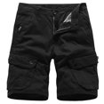 thumbnail image 1 of Mens Cargo Shorts Buttons Summer Outdoor Hiking Multi-pocket Work Utility Pants, 1 of 3
