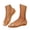 Orange, variant on HOWPAY Sandals for Women on Closed Toe Hollow out Non- Jelly Shoes Casual Comfortable Summer Vacation Beach Clear Ballet Flats Orange 37
