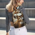 thumbnail image 5 of Honeii American Wildlife Deer Forest Print Canvas Backpack for School & Outdoor,Laptop Excursion Backpack,Notebook School Bookbag For Men Women,for Work, Travel, and Everyday Use-Small, 5 of 5