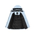 thumbnail image 5 of ZSHOW Girl's Winter Coat Water Resistant Puffer Jacket with Hood Outerwear Coat Light Blue 10/12, 5 of 8