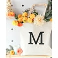 thumbnail image 4 of Personalized Modern Monogram Cotton Canvas Tote Bag, 4 of 7