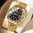 thumbnail image 3 of Mens Watches Stainless Steel Waterproof Analog Quartz Watch for Men with Date  Fashion Wristwatch, 3 of 7