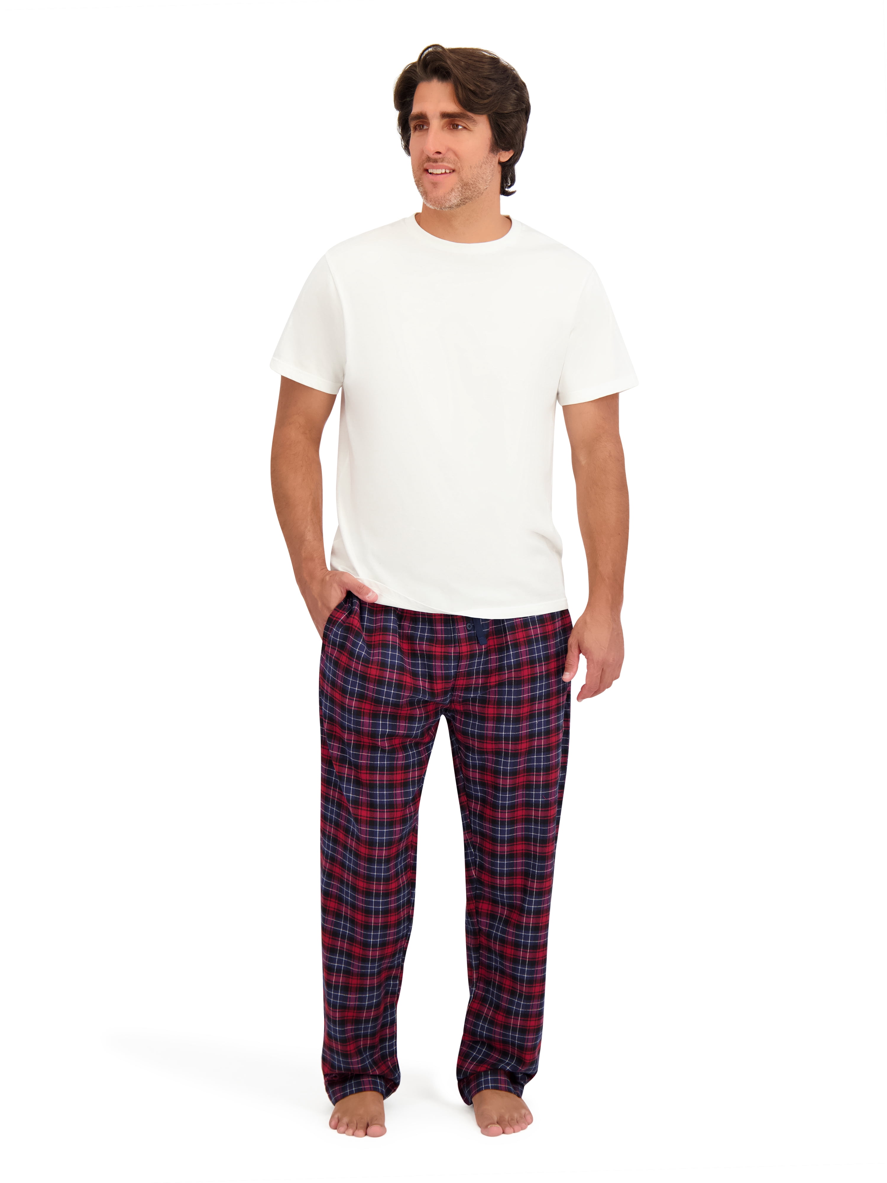 Hanes Men's 2pk Ultrasoft Flannel Sleep Pants, Sizes S-XL