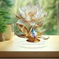 thumbnail image 4 of Acrylic Flat Flowers Decoration, Table Centerpiece Decoration for Valentine's, Christmas, Mother's day, Birthday, 4 of 6
