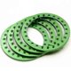 thumbnail image 1 of 4pcs Metal Wheel Outer Beadlock Ring Green, 1 of 5
