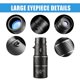 thumbnail image 4 of Telescopio monocular, Potente 16x52 Hd Fmc 66m/8000m Función de visión nocturna con poca luz con lente de prisma Bak4 para observación de aves, caza, senderismo, concierto esquí esquí Gafas de esquí, 4 of 5