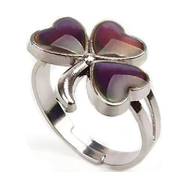 Anillos de humor Qarigey unicornio termocrómico ajustable