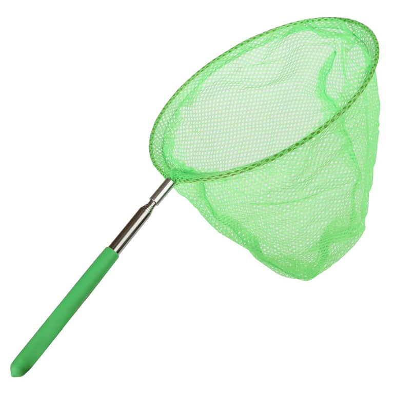 Expandable Children's Telescopic Butterfly Net Toy Catching Mesh - Green