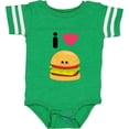 thumbnail image 3 of Inktastic I Love Cheeseburgers Boys or Girls Baby Bodysuit, 3 of 5