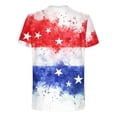 thumbnail image 5 of KeShDi Independence Day 4th Of July Mens T Shirts Men Casual Fashion Printing Round Neck Pullover Fitness Sports Shorts Sleeves T Shirt Blouse Pink XL, 5 of 5