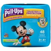 Pull-Ups Boys' Learning Designs Training Pants, Size 3T-4T, 48 Count