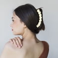 thumbnail image 1 of Elegante horquilla para el pelo con forma de plátano para mujer, para cola de caballo, con clip vertical para la parte trasera de la cabeza, para tocado, 1 of 5