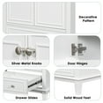 thumbnail image 6 of Harper & Bright Designs 30" Bathroom Vanity with Sink Combo, Multi-functional Bathroom Cabinet with Doors and Drawer, Solid Frame and MDF Board, White, 6 of 15