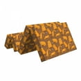 thumbnail image 2 of Cat Foldable Mattress, Orange Cheerful Kitties, 74.8" x 39.4", Umber Marigold, by Ambesonne, 2 of 6