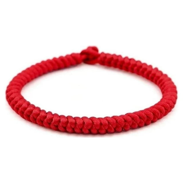 yingyy String Bracelets Red Braided Handmade Soft Thread Rope Simple Fadeproof Adjustable Ropes Bracelet Kids Mother Daughter 13CM 13CM