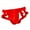 Red, variant on Mens Underwear Casual Hollow-carved Design Double Thong Panties Hip Lift Low Waist Underwear
