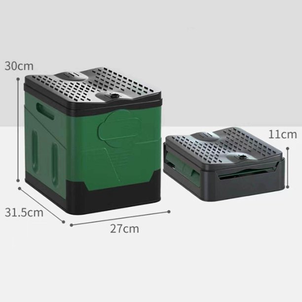 pitrice Portable Folding Toilet Porta Potty Bucket for Camp for Camping