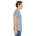 thumbnail image 3 of BELLA+CANVAS T-Shirt Jersey CVC pour Homme, 2TG, Bleu Chiné, 3 of 3