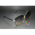thumbnail image 3 of Tom Ford Claudia-02 TF 839 Plastic Womens Geometric Sunglasses Black Gold 62mm Adult, 3 of 6