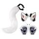 thumbnail image 4 of Disfraz de cosplay Hugo Disfraces de orejas de zorro Lolita Gothic Adulto Blanco, 4 of 6